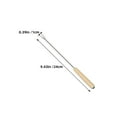 thumbnail image 2 of Supvox 18Pcs Stainless Steel Fondue Forks with Wooden Handles for Cheese Chocolate Barbecue, 2 of 6