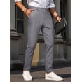 thumbnail image 3 of Pantalones De Vestir Traje Para Hombre Casual Cómodos Y Elás, 3 of 8