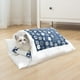 thumbnail image 5 of Cama para gatos, cueva, colchón, suministros para mascotas desmontables, nido, cueva para acurrucarse, tapete acogedor, semi S, 5 of 9