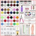 Practice Hand for Acrylic .. Nail Kit Professional Acrylic .. Set ,Nail