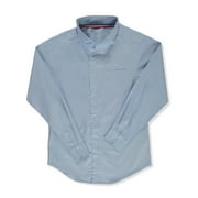 French Toast Adult's L/S Oxford Shirt - blue, l (Big Boys)