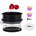 thumbnail image 3 of Air Fryer Accessories， Universal XL Kit for Tower Duronic and Phillips (3.3QT)， Set of 7-8 Inch, 3 of 5