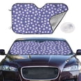 thumbnail image 2 of Fotbe Daisies Flowers Car Windshield Sunshade | Sun Visor Protector Front Window Shade, Keeps Out UV Rays, Keeps Your Vehicle Cool-Small, 2 of 7