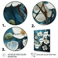 thumbnail image 3 of Designart "Dogwood Delight White Blue wall decor I" Floral & Botanical Floater Framed Canvas Art Print, 3 of 7
