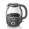 thumbnail image 2 of Elite Gourmet 1.2L Adjustable Temperature Electric Glass Kettle (Grey), 2 of 2
