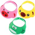 thumbnail image 1 of 3pcs Baby Bathing Cap Eva Adjustable Kids Shower Cap Shampoo Shower Protection Hair Wash Shield For Kids, 1 of 5