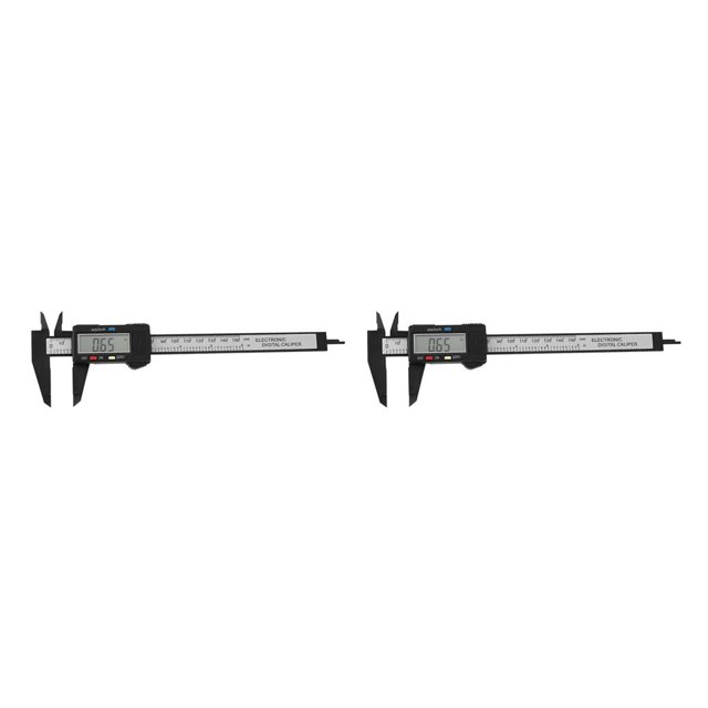tamizeot Étrier Numérique Jauge d'Angle Précise pour Métal Équipement à Piles 100mm Vernier Étriers Règles de Travail 0-150mm 2Ensemble