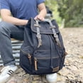 thumbnail image 3 of Mochila AUGUR Lona Vintage 18L de gran capacidad para hombre, 3 of 7