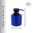 thumbnail image 6 of Concrete Cement Hand Soap Dispenser with Black Pump, 10 Oz Refillable Design, Blue, 6 of 6