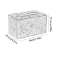 thumbnail image 3 of Fufafayo Spring-Loaded Tissue Box Holder, Desktop Paper Towel Dispenser and Decorative Organizer for Living Room, Bedroom or Office, Modern Home Design, 3 of 6