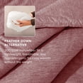 thumbnail image 5 of Bare Home Down Alternative Comforter Set - 3-Pieces - All Seasons - King, Heather Rosewood, 5 of 8