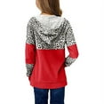 thumbnail image 2 of Sherrylily Kids Girls Fleece Pullover Hoodies Cute Leopard Printed Hooded Sweatshirts with Pockets 4-15 Years, 2 of 3