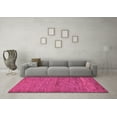 thumbnail image 3 of Ahgly Company Indoor Rectangle Abstract Pink Modern Area Rugs, 7' x 9', 3 of 4