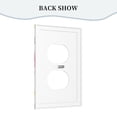 thumbnail image 4 of ZICANCN Outlet Covers Wall Plate, Hand Drawn Flower River Light Switch Cover Decorative, Duplex Toggle Combo 1-Gang, 4 of 9