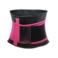 thumbnail image 5 of Corsé Faja Deportiva Cinturón de gimnasio suave elástico deportivo faja corsé fajas para hombres mujeres (rosa roja L), 5 of 5