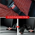 thumbnail image 3 of 4pcs Car seat belt extender, 4.7IN Car Shoulder Strap Pads, Soft and Comfortable Shoulder Strap Accessory, 3 of 7