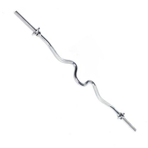 cAP Barbell Standard 1-Inch Threaded curl Bar with collars
