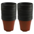 thumbnail image 2 of 100Pcs Plastic Flower Pots Round Plant Pots For Potting Plants Cuttings Herbs Succulents Gardens Porches Greenhouses Spare Parts, 2 of 8