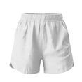 thumbnail image 5 of MLCDZ Athletic Shorts for Women High Waisted Comfy Pull On Elastic Waist Casual Loose Summer Sweat Short Pants with Pocket, 5 of 8