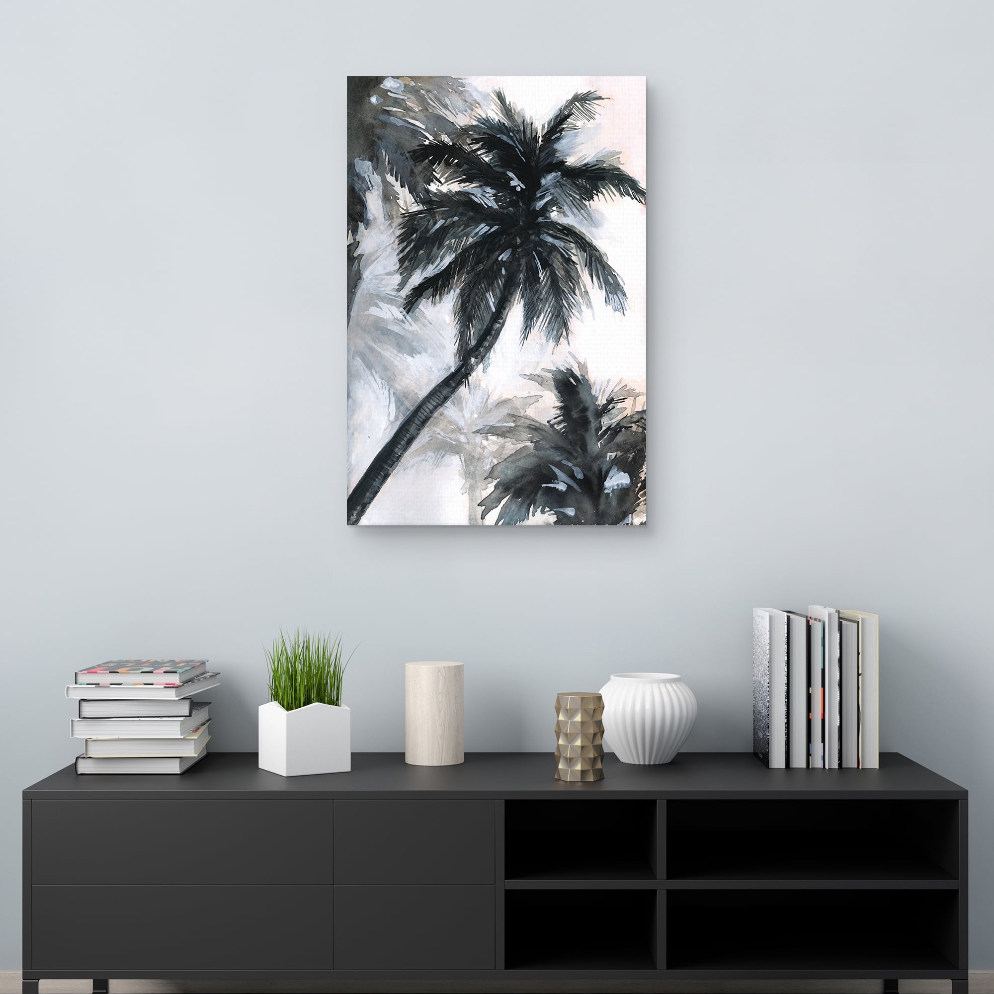 Silent Palms by Willowbrook Fine Art Canvas Art Print