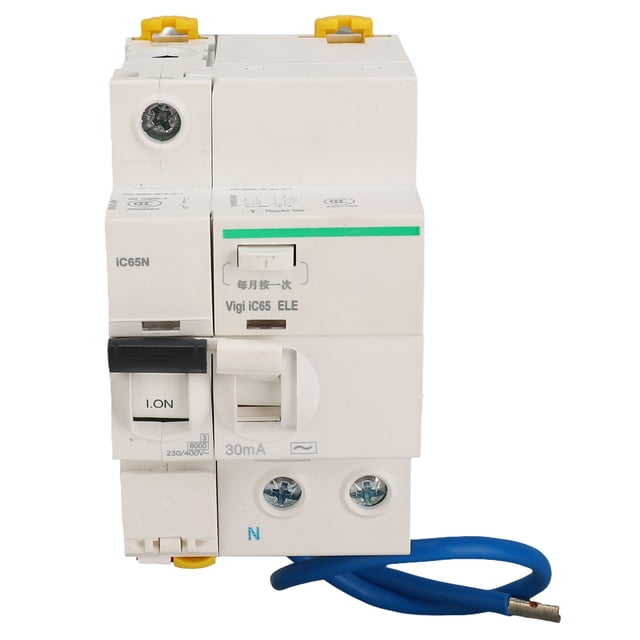 1P+N Air Switch, IC65N Circuit Breaker Safe AC230V 400V Overload Protection For Power Distribution 20A