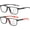 Gray+red, variant on Multifocal Glasses Smart Adaptive Technology, Smart Autofocus Glasses Self Adjusting near and Far Sighted, Smart Zoom