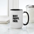 thumbnail image 4 of CafePress - Best Pappy Ever Mugs - 15 oz Ceramic Large White Novelty Mug, 4 of 4