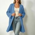 thumbnail image 5 of Long Plus Size Cardigan Sweaters for Women Trendy Loose Knit Sweater Jacket Long Sleeved Top, 5 of 8