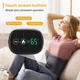 thumbnail image 4 of Electric heated lumbar cushion – Waist massager – Abdominal and back pain relief (grey), 4 of 5