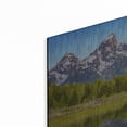 thumbnail image 2 of Luxe Metal Art 'Ripples in the Tetons - Grand Teton National Park' by Darren White, Metal Wall Art, 36"x24", 2 of 9