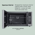 thumbnail image 5 of Panasonic Microwave Oven, Stainless Steel Countertop/Built-In Cyclonic Wave with Inverter Technology and Genius Sensor, 2.2 Cu. Ft, 1250W, NN-SN97JS (Silver), 5 of 5