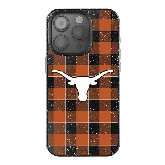Keyscaper Texas Longhorns Plaid Bling iPhone Case