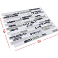 thumbnail image 4 of Glitter Adhesive Clever Tiles Tiles Self Tiles Wall 3D Self Adhesive Kitchen，Dining & Bar/ 3D Self-Adhesive Kitchen Wall Stickers 23*28Cm, 4 of 8