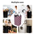 thumbnail image 4 of DouZhe 50L Rectangular Laundry Basket, Abstract Blue Red White Stars Flag Prints Waterproof Foldable Laundry Hamper with Aluminum Handles, 4 of 6