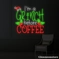 thumbnail image 3 of Glowneon I'm A Christmas Before Coffee Neon Sign, Christmas LED Sign, Merry Christmas Sign, 3 of 5