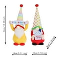 thumbnail image 2 of Birthday Gnomes Plush Birthday Gifts for Women Kids Birthday Decorations Swedish Gnomes Happy Birthday Gift Ideas Cute Tiered Tray Decor Funny Happy Birthday Gnome, 2 of 4