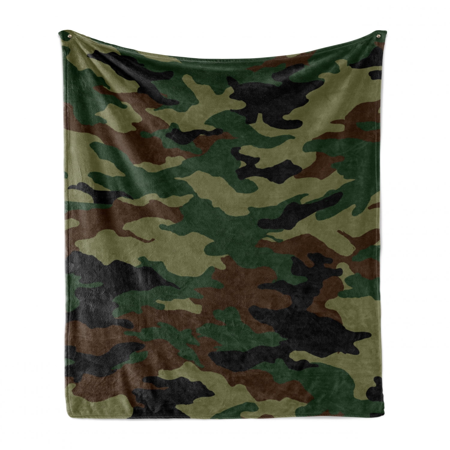 Your Choice of 3 Camo Colors! Camoflauge Throw Blanket Luxury Sherpa 50" x 70" 