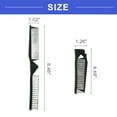 thumbnail image 3 of Vocoste Portable Travel Foldable Hair Brush Hair Comb for Curly Wet Dry Hair Black, 3 of 6