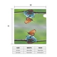 thumbnail image 4 of Yiaed Butterfly Landing On Head Dumpy Frog Print Mailbox Covers, Magnetic Mailbox Cover, Mail Box Covers for Garden Outdoor Decor Box Covers-25.5x21 in, 4 of 8