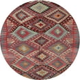 thumbnail image 1 of Ahgly Company Indoor Round Contemporary Sage Green Oriental Area Rugs, 10' Round, 1 of 6