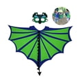 thumbnail image 2 of Disfraz De Dinosaurio Easy Wear Kids Festival Dragon Cosplay Cómodas Alas Para Niños Y Decoración De Máscara Para Niños De 3 A 9 Años Speravity HA016168-00, 2 of 6