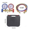 thumbnail image 4 of Kagrote Car Refrigerant Gauge Set with Storage Box, 3-Way Manifold Gauge for Automotive A/C Repairs, 4 of 4