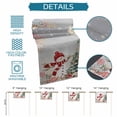 thumbnail image 6 of Gray Snowman Christmas Table Runner - 60 Inch Long Xmas Tree Coastal Snowflake Starfish Cotton and Linen Blended Dress Scarves Farmhouse Table Runner for Kitchen Dining, Coffee Table, 13" x 60", 6 of 8