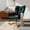 Green, variant on Melocadol Rocking Chair Nursery, Glider Rocker Rocking Accent Chair Padded Seat with High Backrest, Anti-Tip Safety Design, 440 Lb Weight Capacity, Comfy Armchair for Living Room Bedroom Office, Pink