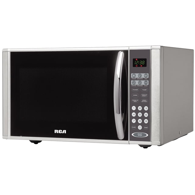 RCA RMW1134 21" 1.1 pies cúbicos, encimera de horno de microondas, 20.75 x 16.20 x 11.00 pulgadas, acero inoxidable