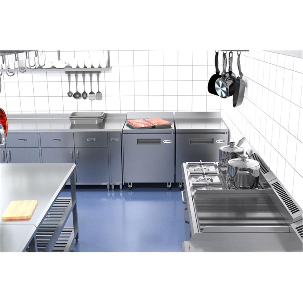 Pemberly Row 27 in. 1-Door Worktop Freezer With 3.5 in. Backsplash-6.3 Cu Ft.