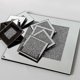 thumbnail image 5 of Posavasos de vidrio espejado, tapete de taza de diamante triturado, decoración para mesa de restaurante, cocina, bar, mesa de comedor, 5 of 5