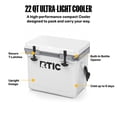 thumbnail image 3 of RTIC 22 Qt 30-Can Ultra-Light Ice Chest Cooler, White & Grey, 3 of 9