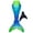 Northern Lights, variant on Fin Fun Atlantis - Swimmable Mermaid Tail w/ Reinforced Tips & Monofin | 3D Side & Back Fins - Made w/ Sun Resistant Material - (Golden Paradise, Youth 6)