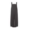 thumbnail image 4 of Women Baggy Tulip Hem Loose Jumpsuits Overalls Square Neck Sleeveless Bib Pants with Pockets Plus Size, 4 of 7